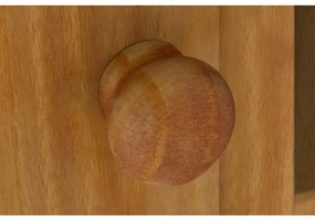 Шкафче от масивен бор в естествен цвят 90x90 cm Bertram – Støraa