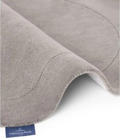 Сив ръчно изработен кръгъл килим със смес от вълна ø 160 cm Kari Organic – Villeroy&amp;Boch