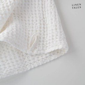Бели хавлии и кърпи за баня в комплект от 3 Honeycomb - Linen Tales