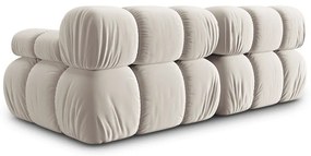Бежов кадифен модулен диван 188 cm Bellis – Micadoni