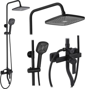 Комплект за душ REA ARGUS BLACK MATT