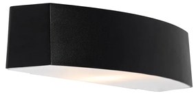 Модерна външна стенна лампа черна IP44 - Bojan