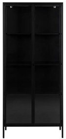 Черен метален шкаф 80x180 cm Newcastle - Actona