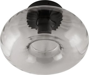 Osram - Таванно осветително тяло DECOR SMOKE 1xE27/12W/230V Ø 28 см черно/опушено сиво