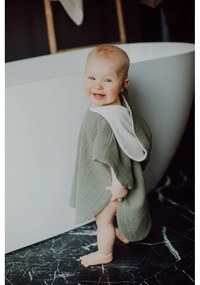 Бебешко пончо от муселин в цвят каки размер M - Malomi Kids