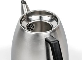 Чайник от неръждаема стомана с цедка в сребрист цвят 1,1 l Duet Odense – Bredemeijer