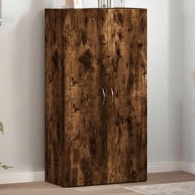840776 vidaXL Шкаф за документи, опушен дъб, 60x32x115 см, инженерно дърво