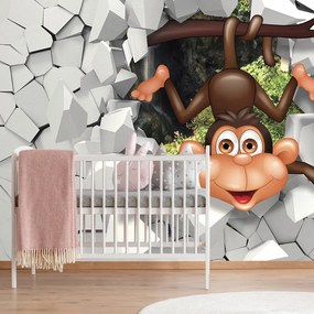 Тапет – Весела маймунка