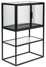 Черен метален шкаф 60x90 cm Boli - Dutchbone