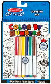 Melissa &amp; Doug - Книжка за оцветяване по номера - Синя