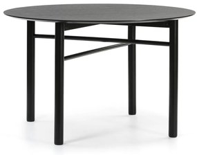 Черна кръгла маса за хранене , ø 120 cm Junco - Teulat