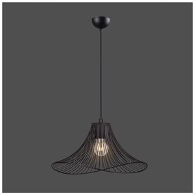 Черно висящо осветително тяло ø 40 cm Wavy – Squid Lighting