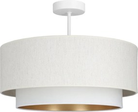 Плафон NATIA за повърхностен монтаж 1xE27/60W/230V Ø 45 см бял