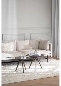 Кръгла странична масичка с дъбов плот ø 50 cm Yumi – Rowico