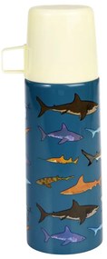 Син детски термос 350 ml Sharks – Rex London