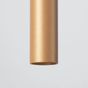 Метално висящо осветително тяло в златист цвят Fideus – Sollux