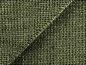 Зелен шенилов сгъваем/с място за съхранение ъглов диван (десен ъгъл/L форма) Kona – Makamii