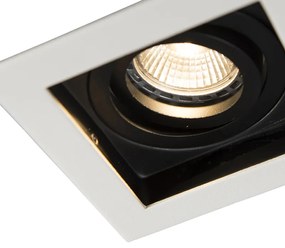 Интелигентен вграден прожектор бял вкл. WiFi GU10 регулируем - Carree