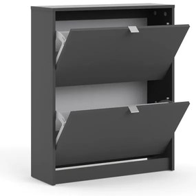 Сива накланяща се стойка за обувки Shoes – Tvilum