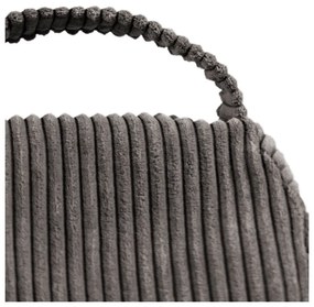 Детски пуф от рипсено кадифе в цвят горчица Game Amuse – SLOWDOWN