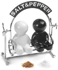 Солница и пиперница с поставка Salt &amp; Pepper - Balvi