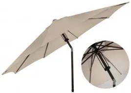 Horecano - Чадър с чупещо рамо 2,7м бежов (JYT8270-2.7M-BEIGE-PUSH)
