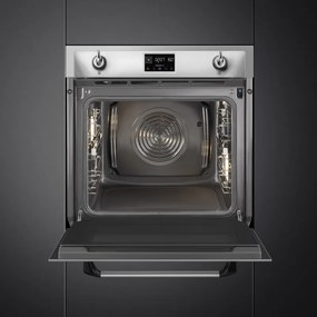 Фурна за вграждане Smeg SOP6902S2PX, 3000W, 68 л, Клас A++, 12 функции и 5 нива на готвене, Готвене чрез Комбинирана пара, Самопочистване, Таймер, 30-280C, Инокс