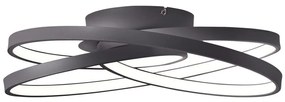 Brilliant - LED Плафониера LABYRINTH LED/40W/230V Ø 39,5 см черен
