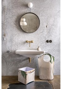 Бежова кутия за съхранение от микрофибър Abstract Dark, 32 л Abstract Art - Butter Kings