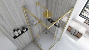 Душ кабина Rea City 80x100 Brush Gold