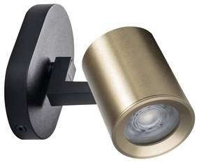 Kanlux 38960 - Спот аплик LAURIN 1xGU10/10W/230V месинг/черен