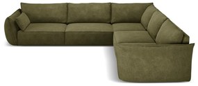 Зелен ъглов диван (променлив) Vanda - Mazzini Sofas