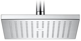 Стационарна душ глава A5B2350C00, Roca, за монтаж на стена или таван, хром, 20х20см