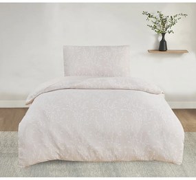 Бежово единично спално бельо от жакард 140x200 cm Boston – My House