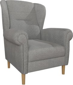 Светлосиво кресло крило Swan – Ropez