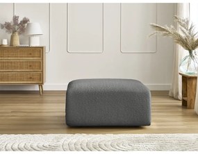 Сива табуретка от букле Tina – Bobochic Paris