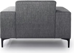 Тъмносив фотьойл Diva - Scandic