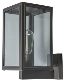 Индустриален стенен аплик сив IP44 - Sutton Up