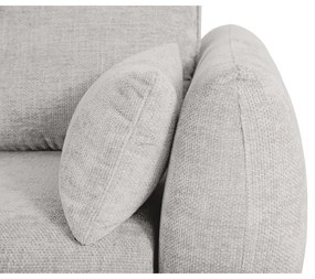 Светлосив ъглов диван (ляв ъгъл) Matera - Cosmopolitan Design