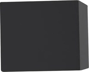 Модерна стенна лампа черна GU10 50mm IP44 - Baleno