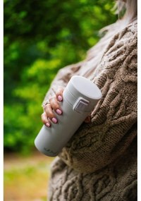 Бял термос за пътуване , 400 ml Fuori - Vialli Design