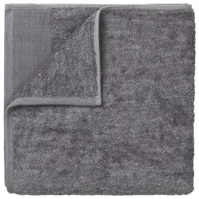 Тъмно сива памучна кърпа за баня , 140 x 70 cm - Blomus