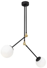 Черно метално висящо осветително тяло Opviq lights Froso - Opviq lights