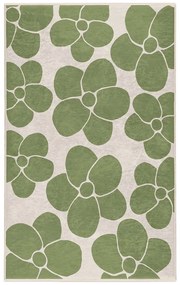 Зелен килим подходящ за пране 60x100 cm Green Meadow – Mila Home