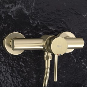 Смесител за душ Rea Lungo Stripe BRUSH GOLD