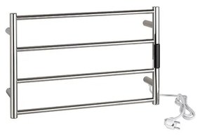 Сушилник за кърпи 56x37 cm, неръждаема стомана/сребрист