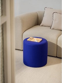 Синя вълнена табуретка Folk – noo.ma