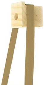 Кафява саксия от елхово дърво Colgante, 17 x 62 cm - Surdic