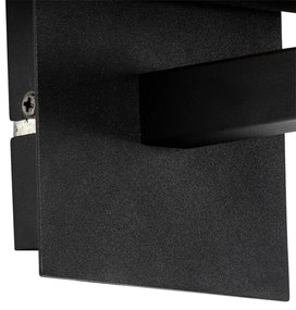 Модерна стенна лампа черна със злато - VT 1