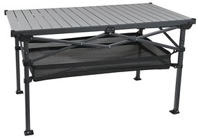 Сгъваема къмпинг маса 118 x 70 см, антрацит